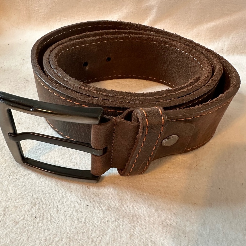 Men's Brown Leather Belt